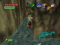 une photo d'Ã©cran de The Legend of Zelda - Ocarina of Time sur Nintendo 64